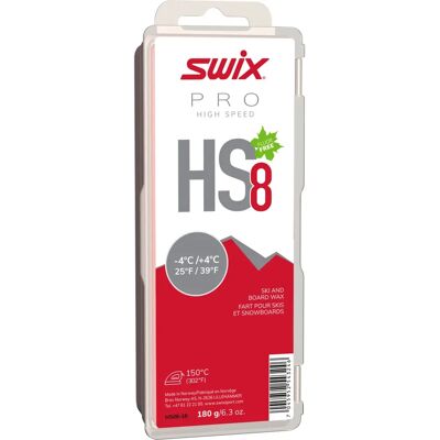 Cire de glisse Swix HS8 Rouge - Neige/Piste - Publicité Cire de glisse Swix HS8 Rouge - Neige/Piste - Publicité