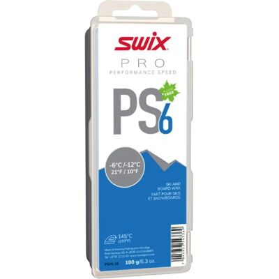 Swix PS6 Bleu -6 °C/-12 °C Cire - Accessoire Ski & Snowboard - Publicité Swix PS6 Bleu -6 °C/-12 °C Cire - Accessoire Ski & Snowboard - Publicité