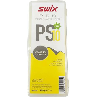 Swix PS10 Yellow Wax - All-Conditions Ski Wax Swix PS10 Yellow Wax - All-Conditions Ski Wax
