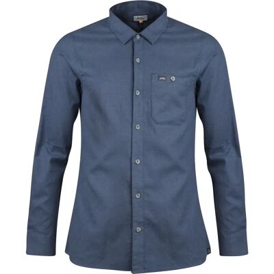 Lundhags - Ekren Solid Ms LS Shirt - Mittelblau - M - Shirt Lundhags - Ekren Solid Ms LS Shirt - Mittelblau - M - Shirt