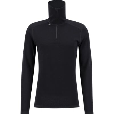 Ulvang Comfort 200 Turtle Neck med lynlås Ms - Sort/Sort - Undertrøje Ulvang Comfort 200 Turtle Neck med lynlås Ms - Sort/Sort - Undertrøje
