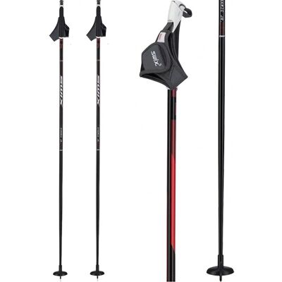 Swix D1 Junior Aluminium Skistav - Rød / Sort - 115cm - Skistav Swix D1 Junior Aluminium Skistav - Rød / Sort - 115cm - Skistav