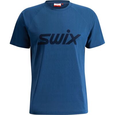 Swix M Lake Blue krátké rukávy tričko - Tréninkové oblečení Swix M Lake Blue krátké rukávy tričko - Tréninkové oblečení