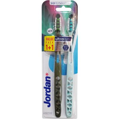 Escova de Dentes Ultralite Soft Jordan - 2 unidades Escova de Dentes Ultralite Soft Jordan - 2 unidades