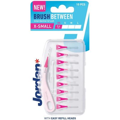 Brosse interdentaire Jordan XS - 0,4mm - Pack de 10 - Publicité Brosse interdentaire Jordan XS - 0,4mm - Pack de 10 - Publicité