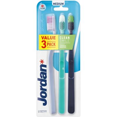 ORKLA Jordan - Clean Smile - Moyen - Toothbrush - Publicité ORKLA Jordan - Clean Smile - Moyen - Toothbrush - Publicité