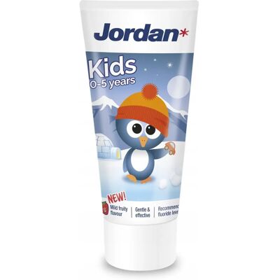 Jordan Kids Toothpaste 0-5 Years - Mild Strawberry - Toothpaste Jordan Kids Toothpaste 0-5 Years - Mild Strawberry - Toothpaste