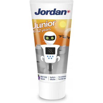 Jordan Junior Zahnpasta für Kinder 6-12 Jahre 50ml Jordan Junior Zahnpasta für Kinder 6-12 Jahre 50ml