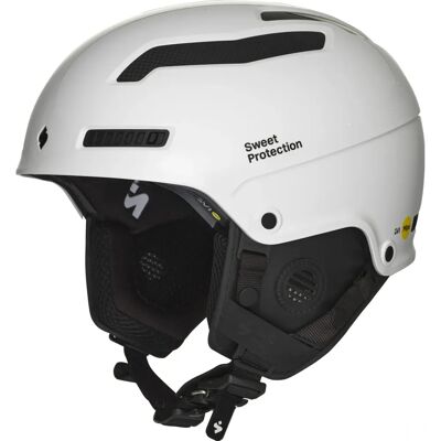 Sweet Protection Trooper 2Vi Mips Hjelm - Glans Hvit - Skihjelm Sweet Protection Trooper 2Vi Mips Hjelm - Glans Hvit - Skihjelm