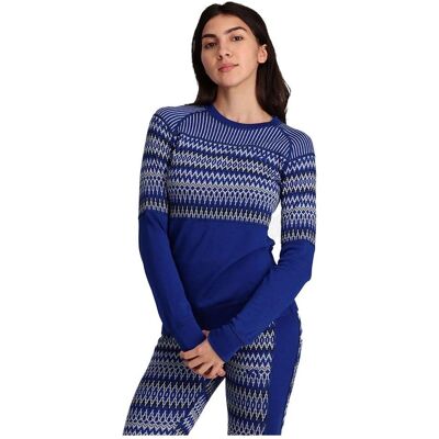 Kari Traa Silja Blue Baselayer - Fitted Merino Wool Kari Traa Silja Blue Baselayer - Fitted Merino Wool