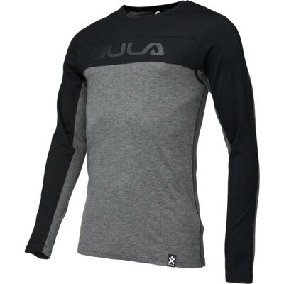 BULA Heren Functioneel Shirt Zwart Wol Viscose - Sportkleding BULA Heren Functioneel Shirt Zwart Wol Viscose - Sportkleding