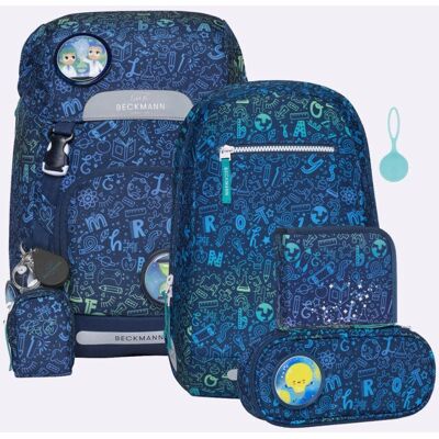 Beckmann - Classic+ - Blau - Science - Schulranzen-Set Beckmann - Classic+ - Blau - Science - Schulranzen-Set