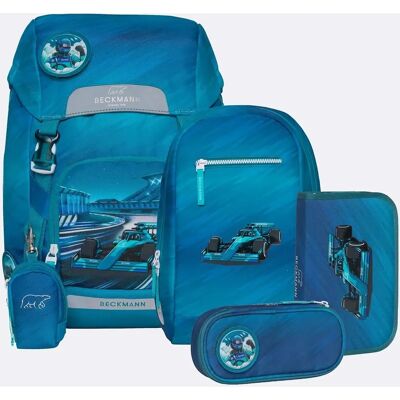 Beckmann - Classic+ Racing - Grün - Schulranzen-Set Beckmann - Classic+ Racing - Grün - Schulranzen-Set