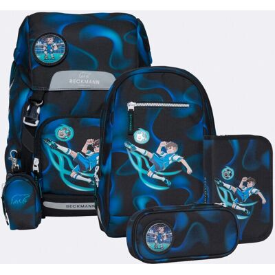 Beckmann Classic Schultasche-Set - Rucksack, Federmäppchen, Regenschutz Beckmann Classic Schultasche-Set - Rucksack, Federmäppchen, Regenschutz