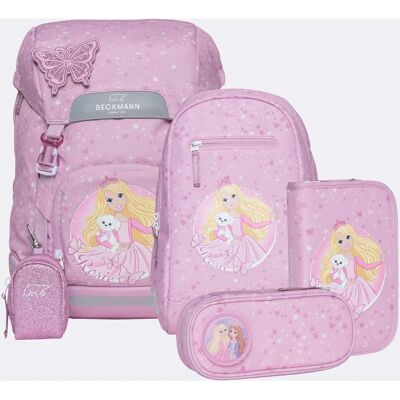 Beckmann Classic Schultasche Set - Rose - 6-teilig, 22L Beckmann Classic Schultasche Set - Rose - 6-teilig, 22L