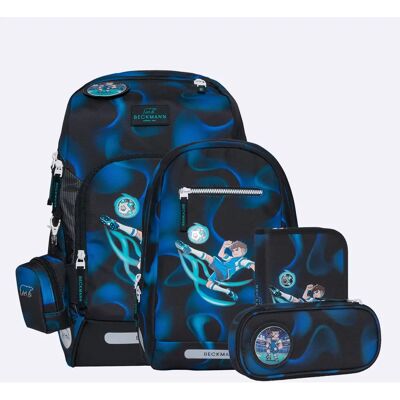 Beckmann - Active Air FLX - Schwarz - Blau - Schulranzen-Set Beckmann - Active Air FLX - Schwarz - Blau - Schulranzen-Set