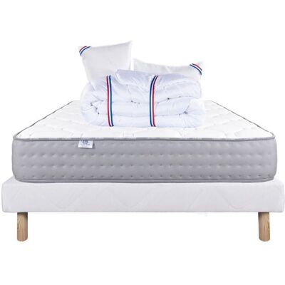 Luxury Literie Ensemble Matelas Mousse - Lit, Oreillers & Duvet - Publicité Luxury Literie Ensemble Matelas Mousse - Lit, Oreillers & Duvet - Publicité
