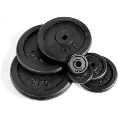 Abilica Viktskivor 25mm - Gjutjärn - 0,5 till 20kg Abilica Viktskivor 25mm - Gjutjärn - 0,5 till 20kg