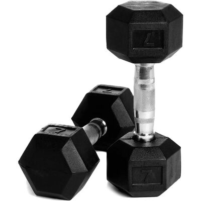Abilica Hex Käsipainot - 2-60 Kg Kumi Hexagonale Painot Abilica Hex Käsipainot - 2-60 Kg Kumi Hexagonale Painot