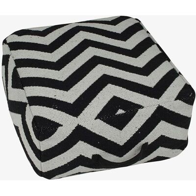 Nordic Furniture Group Zigzag Puff - 50x50 cm - Flerfarvet - Puf Nordic Furniture Group Zigzag Puff - 50x50 cm - Flerfarvet - Puf