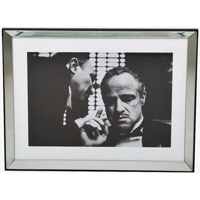 Nordic Furniture Group Billede Godfather med spejlramme - 90x70cm - Vægdekoration Nordic Furniture Group Billede Godfather med spejlramme - 90x70cm - Vægdekoration