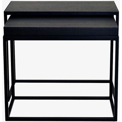 Nordic Furniture Group Duett Sidebord - Sæt med 2 - Sort Nordic Furniture Group Duett Sidebord - Sæt med 2 - Sort