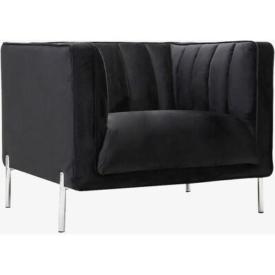Nordic Furniture Group Esther Velourstol - Sort - Lenestol Nordic Furniture Group Esther Velourstol - Sort - Lenestol