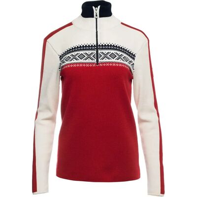 Dale of Norway Dystingen Merino Pullover - Himbeer - Elfenbein - Marineblau - Pullover Dale of Norway Dystingen Merino Pullover - Himbeer - Elfenbein - Marineblau - Pullover