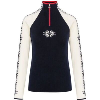 Dale of Norway Geilo Navy - Offwhite - Raspberry Pullover - Pullover Dale of Norway Geilo Navy - Offwhite - Raspberry Pullover - Pullover