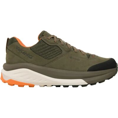 Viking Cerra Hike Low GTX M Kaki - Chaussures de randonnée Viking Cerra Hike Low GTX M Kaki - Chaussures de randonnée