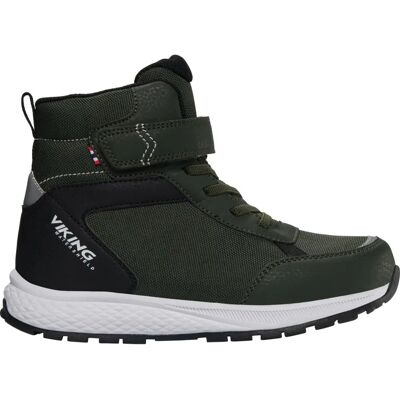 Viking Equip Warm WP 1V - Bottes d'hiver imperméables pour enfants et unisex - Olive-Vert foncé Viking Equip Warm WP 1V - Bottes d'hiver imperméables pour enfants et unisex - Olive-Vert foncé