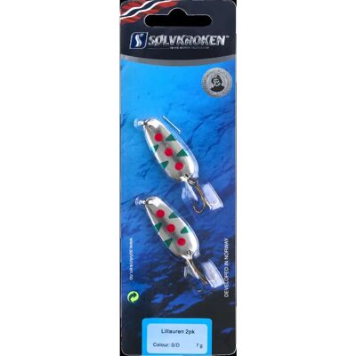 Sølvkroken Lillauren 2pk S/D 7G - Lokkedill Sølvkroken Lillauren 2pk S/D 7G - Lokkedill