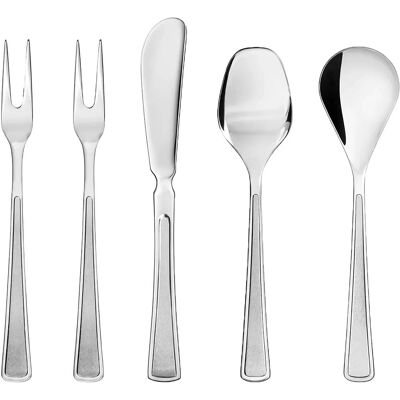 Hardanger Bestikk - Ramona - 5 deler - rustfritt stål - cutlery set Hardanger Bestikk - Ramona - 5 deler - rustfritt stål - cutlery set