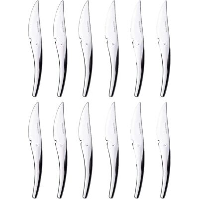 Hardanger Bestikk - - 12 deler - rustfritt stål - Knife set Hardanger Bestikk - - 12 deler - rustfritt stål - Knife set
