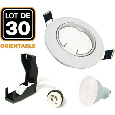 Europalamp - 30 Focos - GU10 LED 7W - Spotlight Europalamp - 30 Focos - GU10 LED 7W - Spotlight