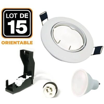 EUROPALAMP 15 Spot LED Empotrable - Blanco - Proyectores empotrados EUROPALAMP 15 Spot LED Empotrable - Blanco - Proyectores empotrados