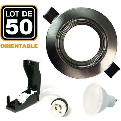 EUROPALAMP 50 Luces LED GU10 - Empotrados Interiores 7W 4500K EUROPALAMP 50 Luces LED GU10 - Empotrados Interiores 7W 4500K