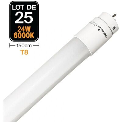 EUROPALAMP 25W 150cm T8 Luz LED Tubo - Blanco Frío - 6000K EUROPALAMP 25W 150cm T8 Luz LED Tubo - Blanco Frío - 6000K
