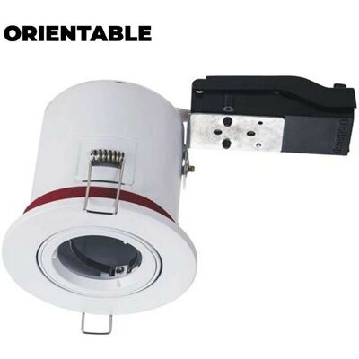 EUROPALAMP RT2012 Projecteur Orientable Blanc GU10 - Publicité EUROPALAMP RT2012 Projecteur Orientable Blanc GU10 - Publicité