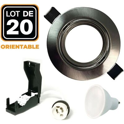 EUROPALAMP Modelo GU10 7W LED - Focos empotrados para interiores EUROPALAMP Modelo GU10 7W LED - Focos empotrados para interiores