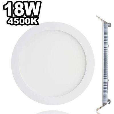 EUROPALAMP Spot Encastrable LED 18W Rond Extra-Plat Blanc Neutre 4500K - Publicité EUROPALAMP Spot Encastrable LED 18W Rond Extra-Plat Blanc Neutre 4500K - Publicité