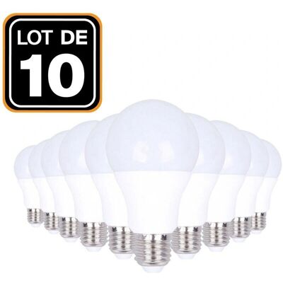 EUROPALAMP 10 Bombillas LED Blancas Cálidas 20W - Ecológicas EUROPALAMP 10 Bombillas LED Blancas Cálidas 20W - Ecológicas