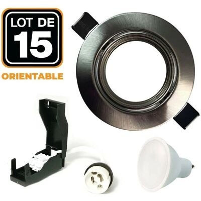 EUROPALAMP 15 Spots LED 5W Kit de Luz Empotrada - Kit de Focos LED empotrados EUROPALAMP 15 Spots LED 5W Kit de Luz Empotrada - Kit de Focos LED empotrados