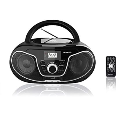 Roxel - RCD-S70BT - Bluetooth - USB MP3 - Portable Boombox Roxel - RCD-S70BT - Bluetooth - USB MP3 - Portable Boombox