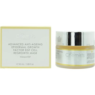 Skin Chemists White Advanced Anti-Ageing Epidermal Growth Factor Cell Regrowth Mask 50ml - Unisex Skin Chemists White Advanced Anti-Ageing Epidermal Growth Factor Cell Regrowth Mask 50ml - Unisex