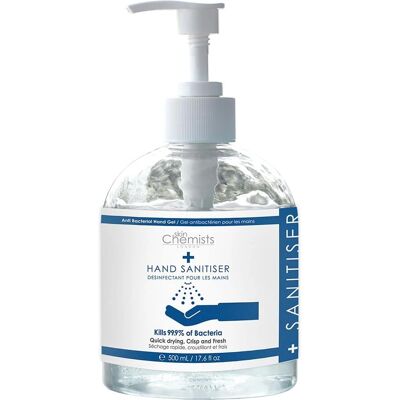 Skin Chemists Désinfectant pour mains - 500ml - Gel Antibactérien - Publicité Skin Chemists Désinfectant pour mains - 500ml - Gel Antibactérien - Publicité