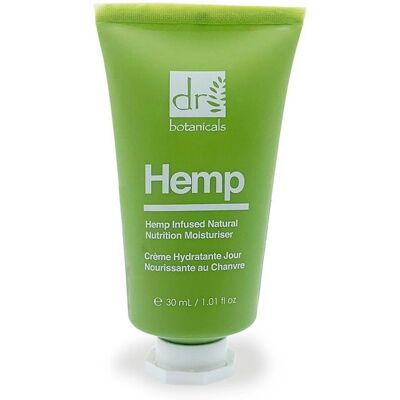 Hydratant Naturel Infusé au Chanvre de Dr Botanicals - 30 ml - Crème de Jour Hydratante - Publicité Hydratant Naturel Infusé au Chanvre de Dr Botanicals - 30 ml - Crème de Jour Hydratante - Publicité