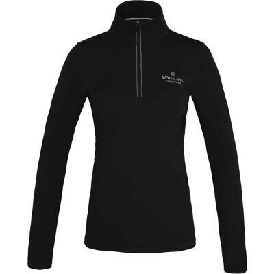 Kingsland - Reitshirt Damen Trainingsshirt Longsleeve Classic Black XXL - Black - XXL - Riding shirt Kingsland - Reitshirt Damen Trainingsshirt Longsleeve Classic Black XXL - Black - XXL - Riding shirt