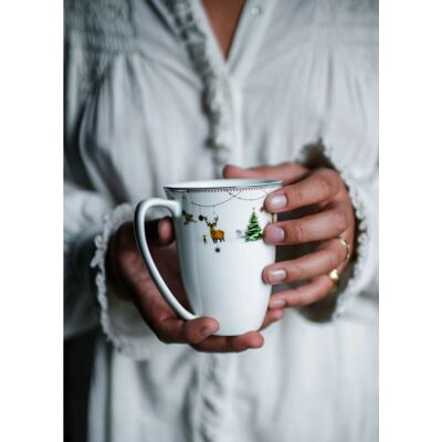 Set cană și farfurie Julemorgen de Wik & Walsøe - Decorațiuni de Crăciun Nordice Set cană și farfurie Julemorgen de Wik & Walsøe - Decorațiuni de Crăciun Nordice