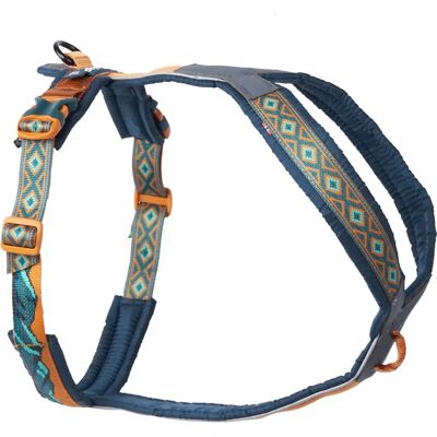 Line Harnas fra Non-stop Dogwear 5.0 Rachel Pohl Edition - Teal/Oak - Hundesele Line Harnas fra Non-stop Dogwear 5.0 Rachel Pohl Edition - Teal/Oak - Hundesele